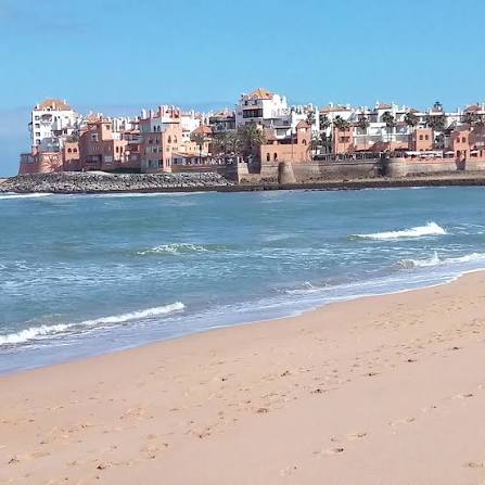Bouznika beach — a popular Atlantic shore between Casablanca and Rabat on Morocco's central coast