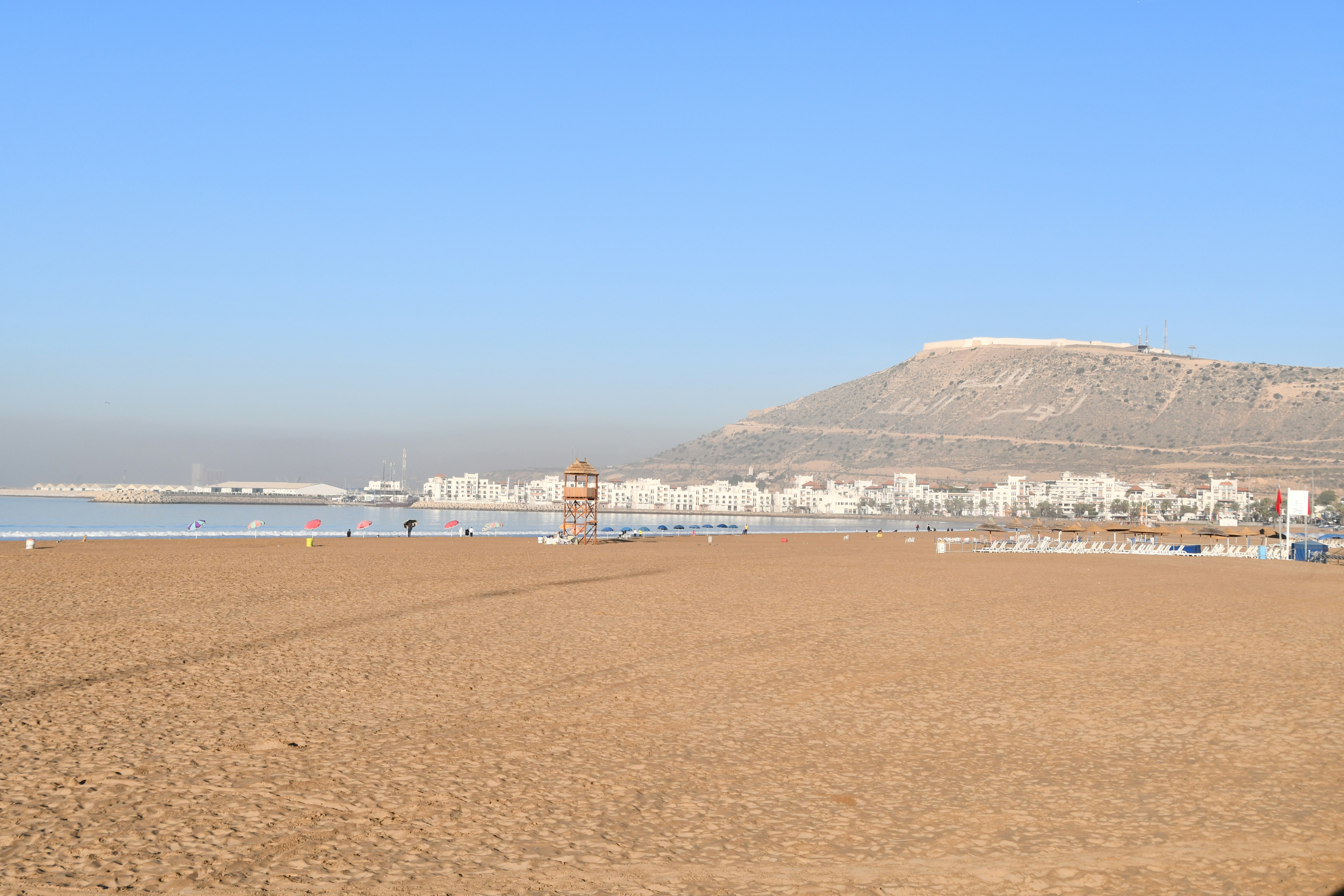 Agadir Oufella hilltop kasbah ruins with panoramic view over the bay