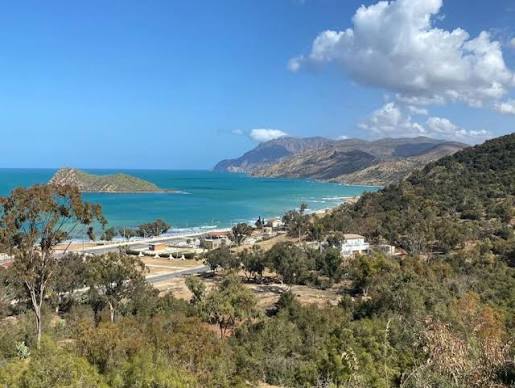 Cala Iris — a quiet Mediterranean cove and fishing harbour west of Al Hoceima, Morocco