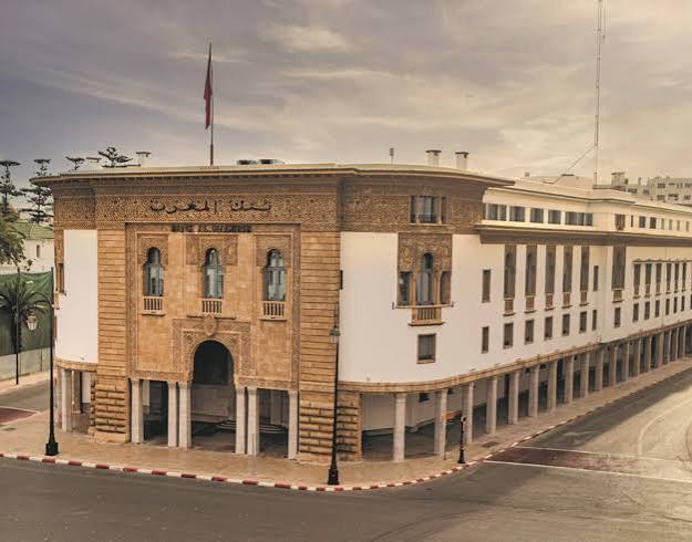 Bank Al-Maghrib building on Place Mohammed V, Casablanca