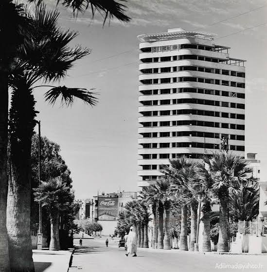 The Immeuble Liberté high-rise building in central Casablanca