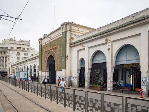 The Marché Central in central Casablanca