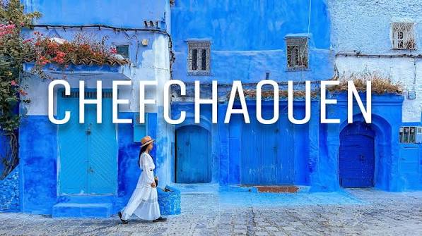 Chefchaouen's blue-washed medina in the Rif Mountains — the city known for its distinctive colour