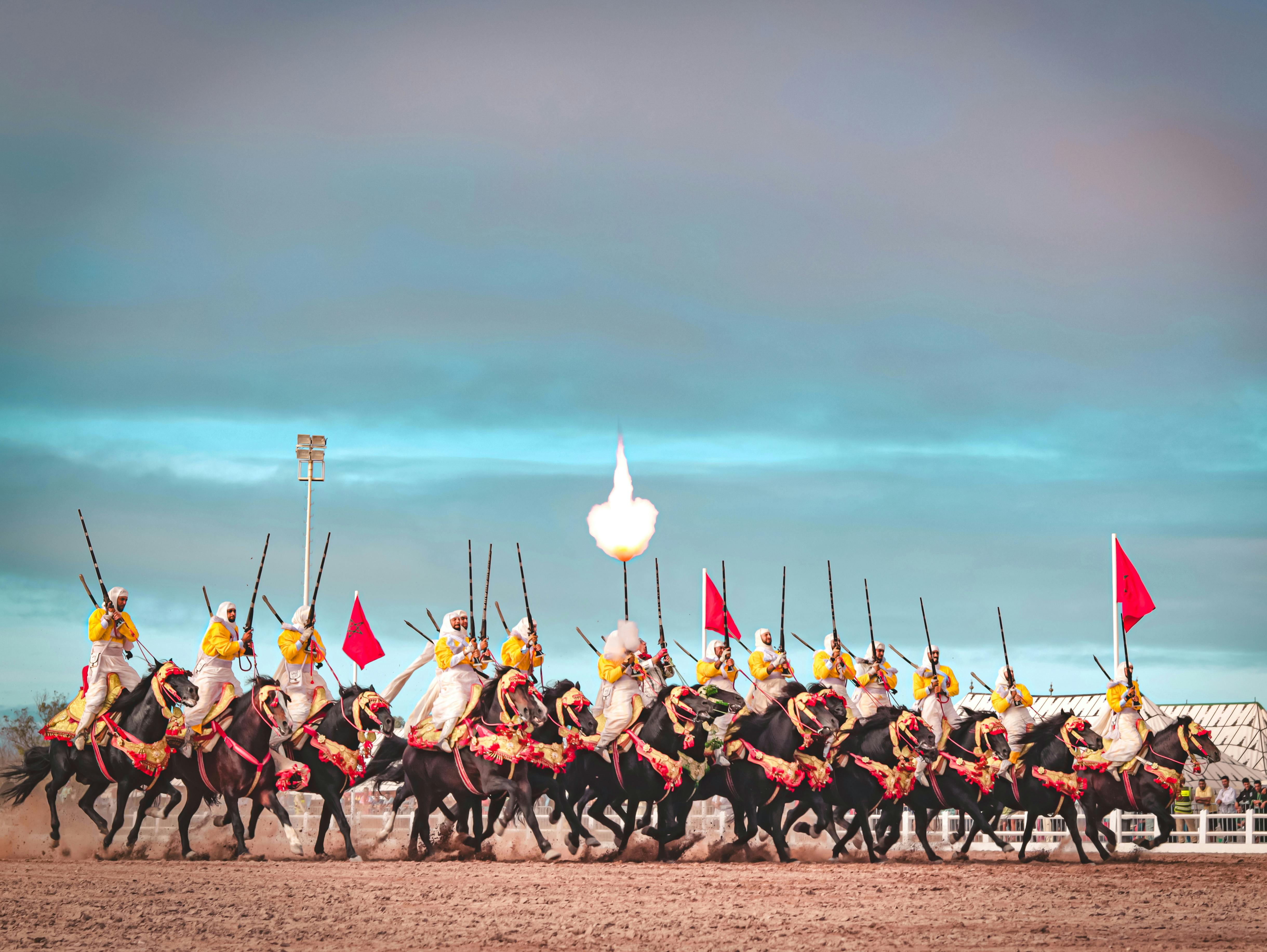 Live sporting event in Morocco — the Kingdom hosts world-class athletics, football and golf events