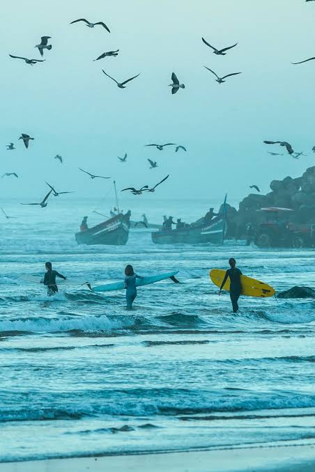 Imsouane Bay — a sheltered cove known for long surfing rides on Morocco's southern Atlantic coast