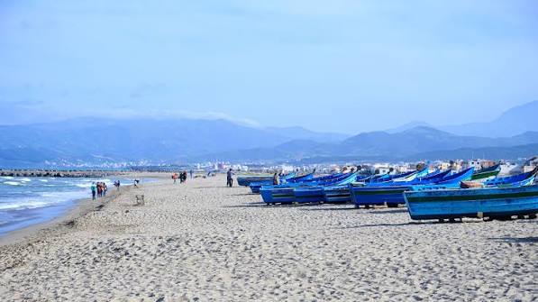 M'diq and Cabo Negro coastline near Tétouan — northern Morocco's established summer resort area