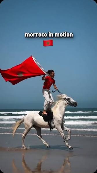 Beach warning flags at a Moroccan coastal station — lifeguard coverage is seasonal and varies by beach