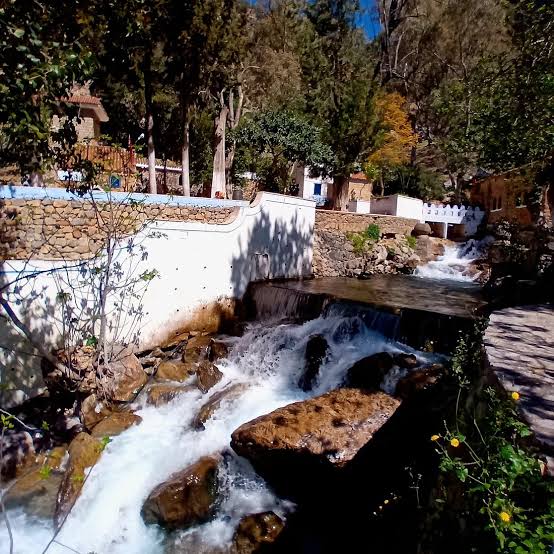 Ras El Maa — the mountain water source at the edge of Chefchaouen's medina