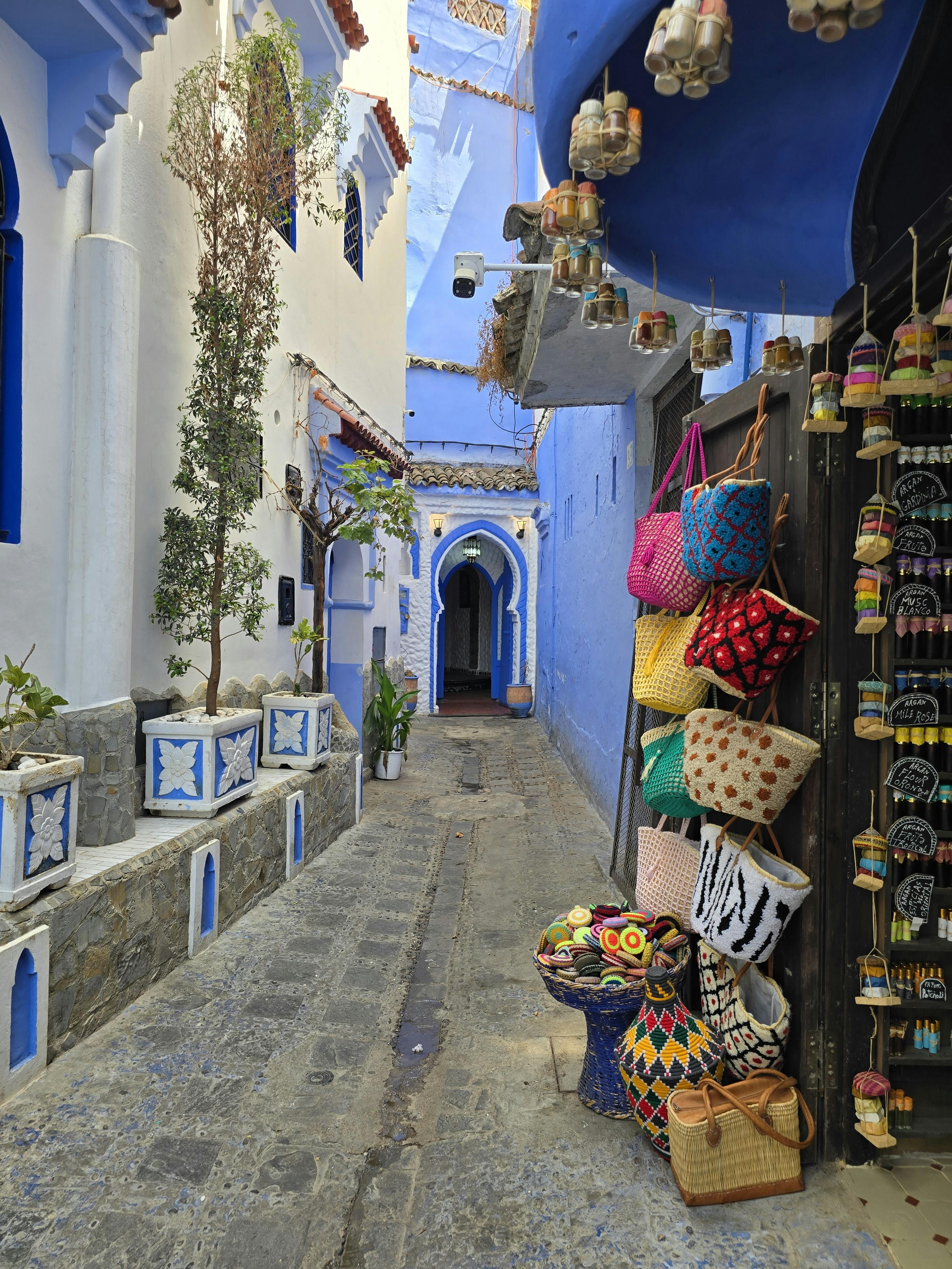 Blue medina streets of Chefchaouen