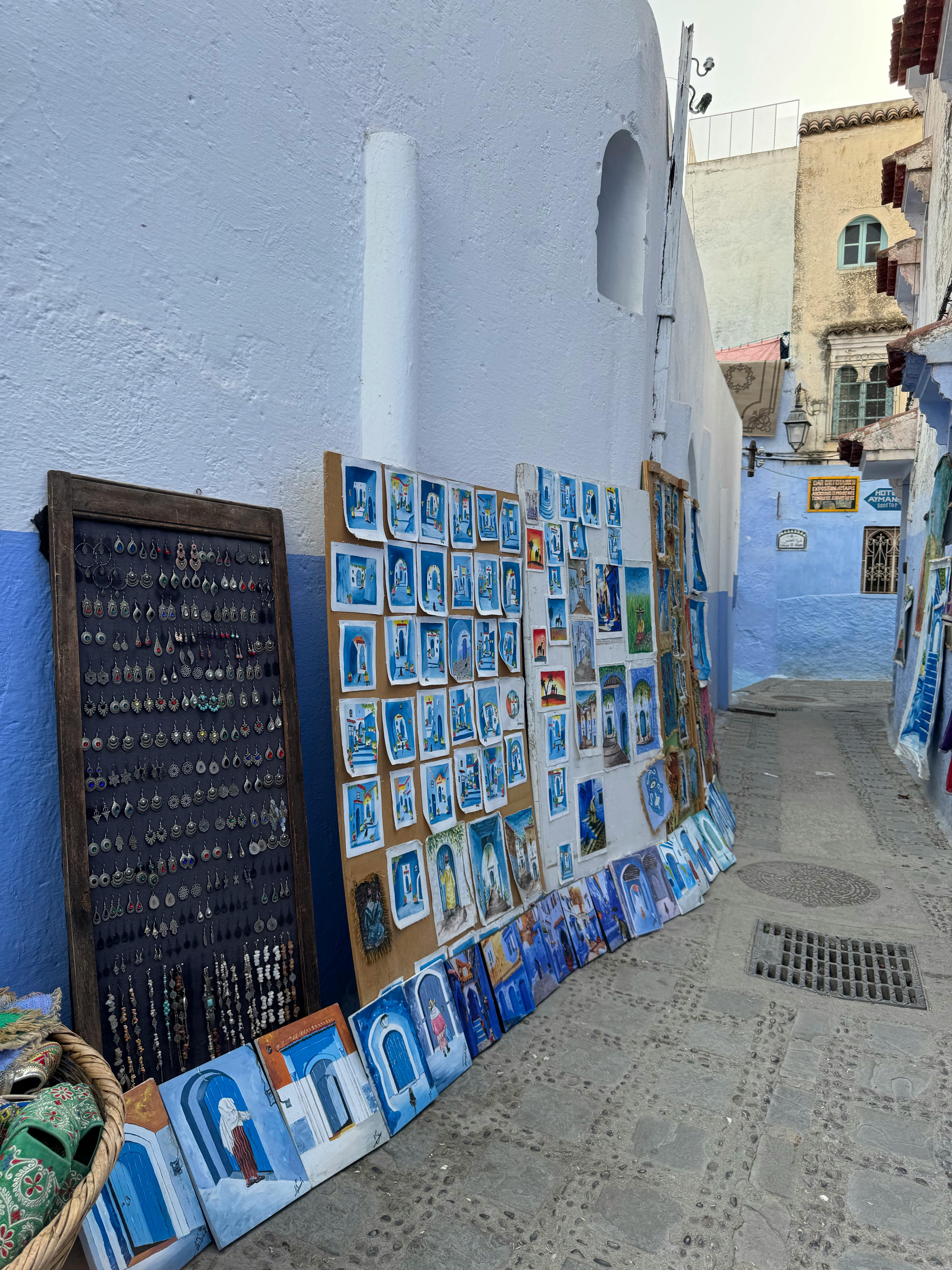 View over Chefchaouen from the hillside