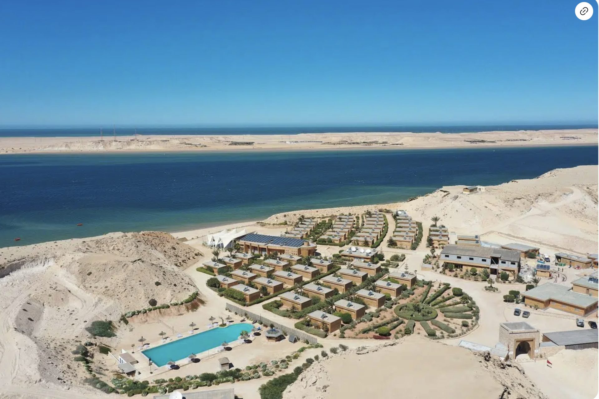 Dakhla lagoon kitesurfing Atlantic Sahara