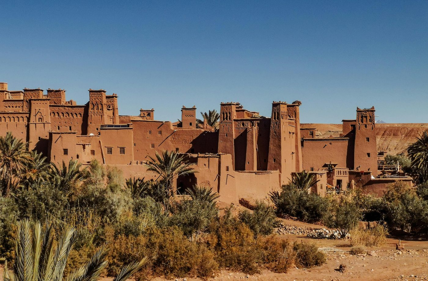 Marrakech medina kasbah district