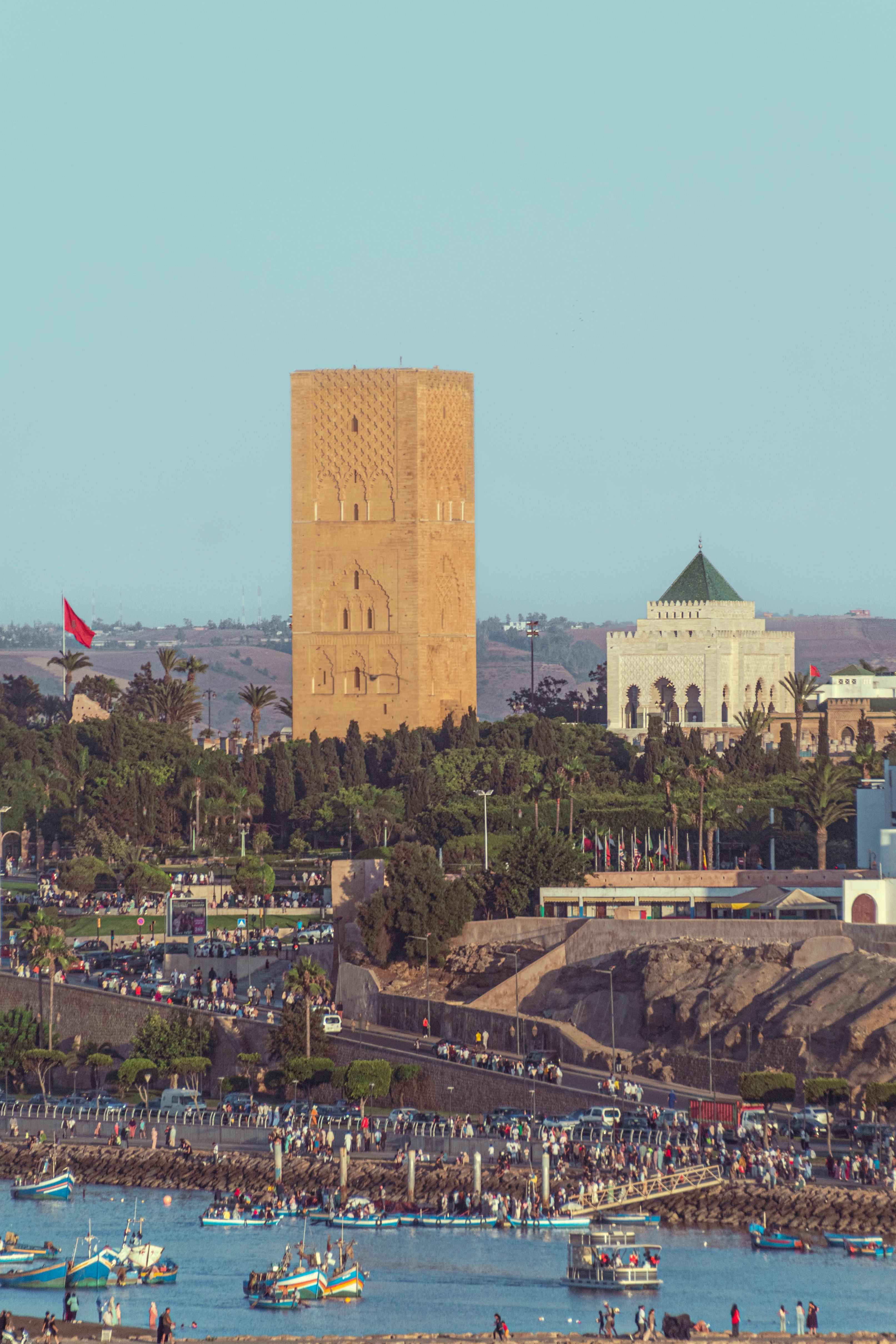 Ancient Chellah ruins and Moorish arch — Rabat UNESCO World Heritage Site