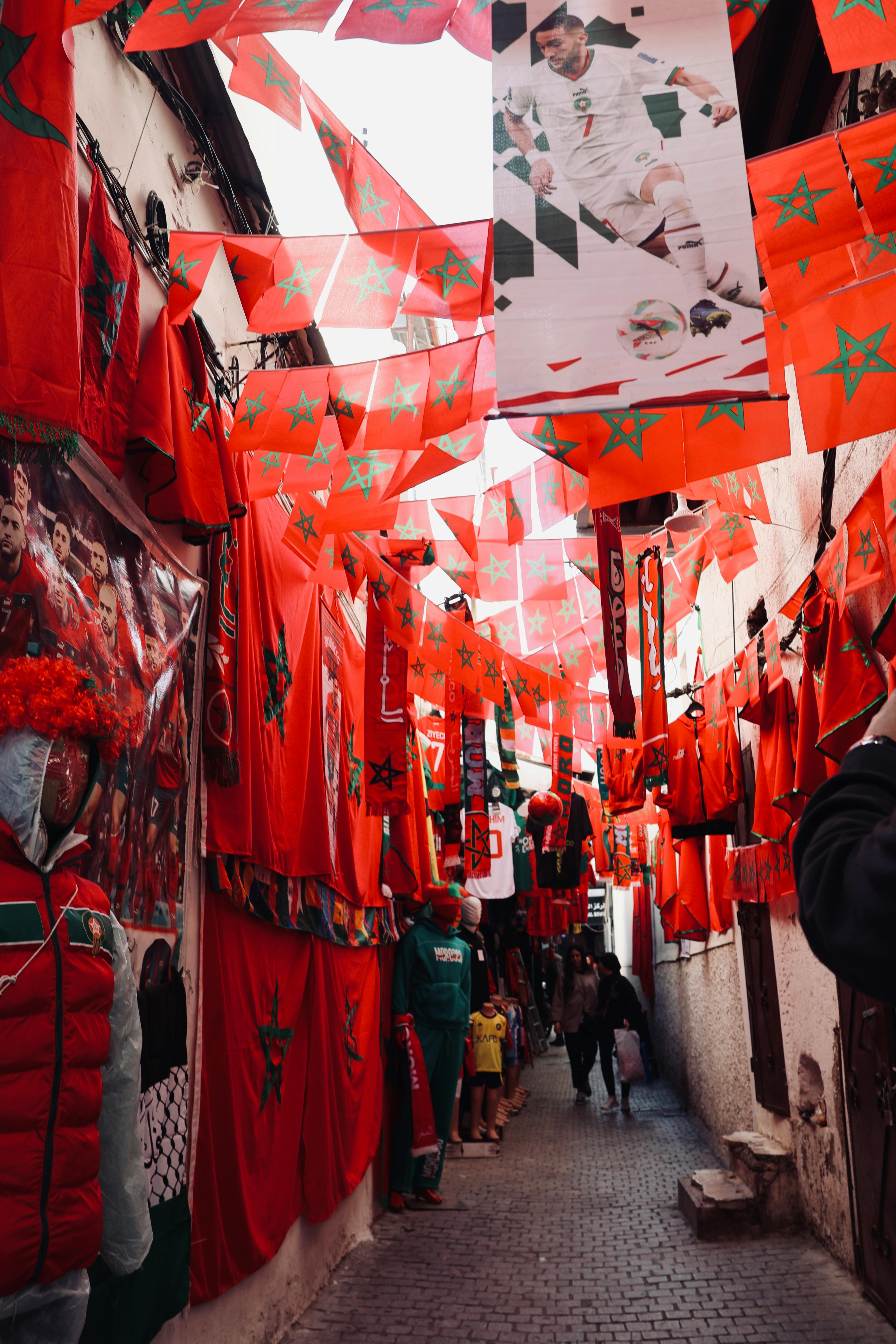 Morocco football jerseys home and away 2024–25